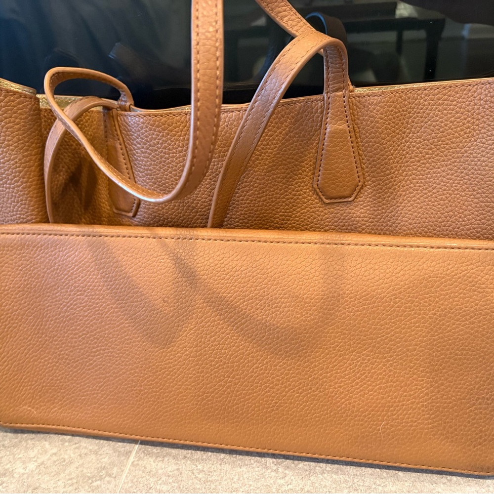 Tory Burch Brown Leather Tote - Picture 6 of 8